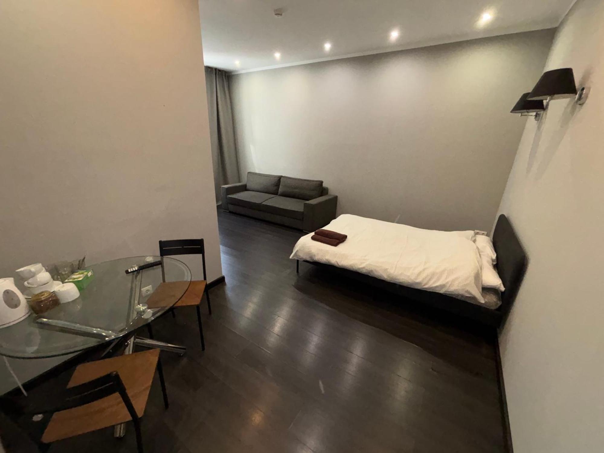 Aparthotel リガ エクステリア 写真 A room at the hotel